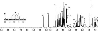 Related factors based on non-targeted metabolomics methods in minor ischaemic stroke